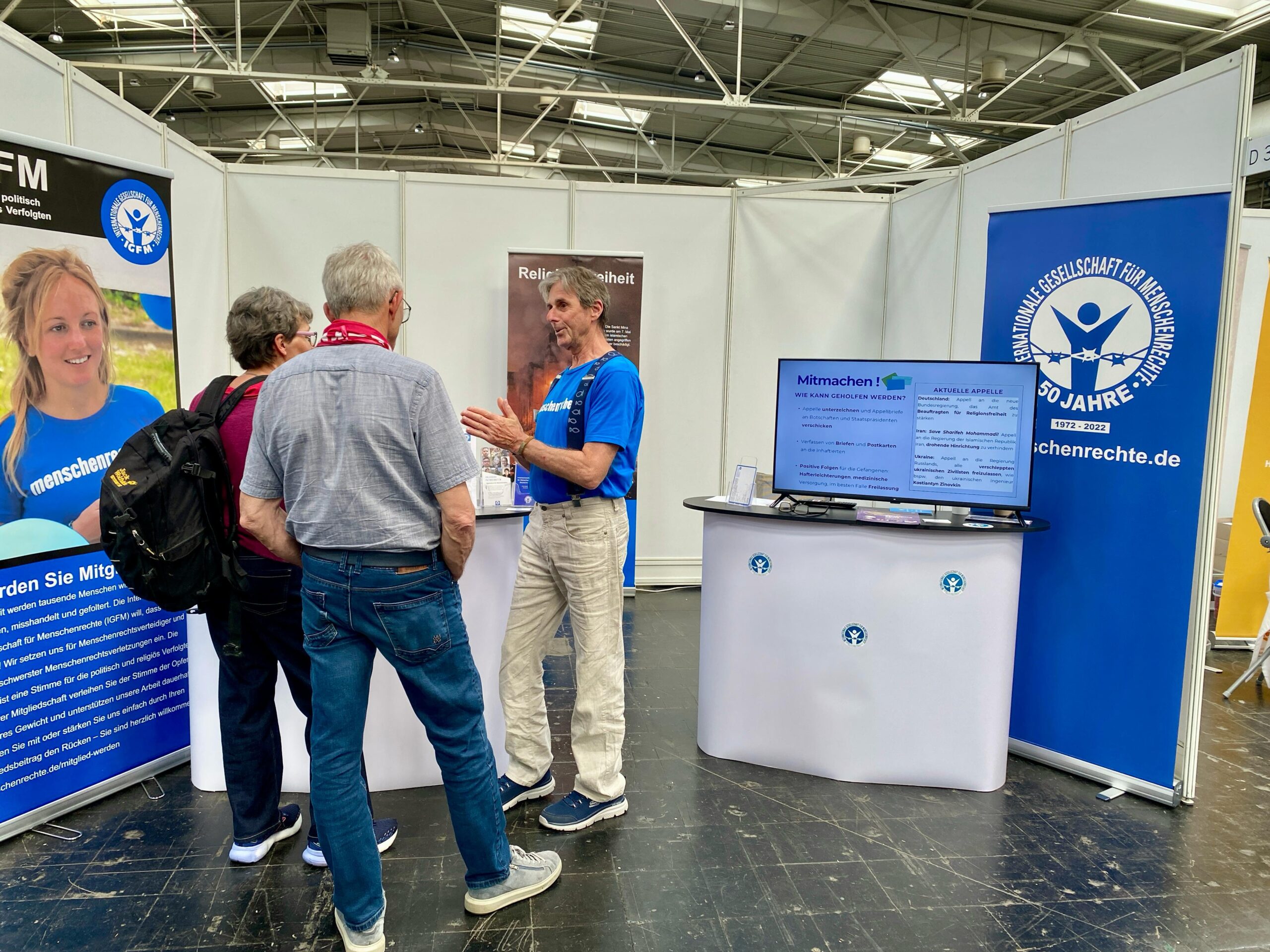 Die IGFM auf dem Evangelischen Kirchentag in Hannover 2025