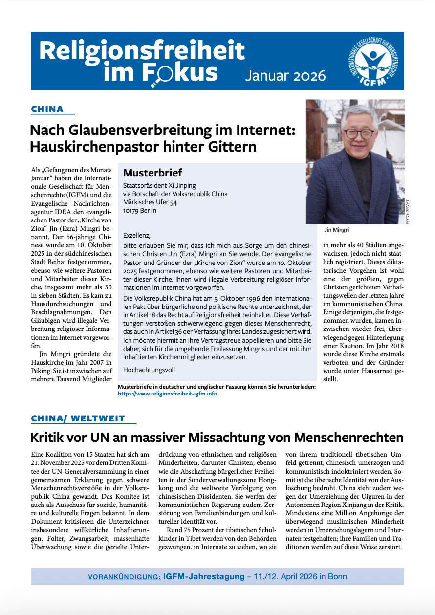 Neuer Januar Newsletter verfügbar!