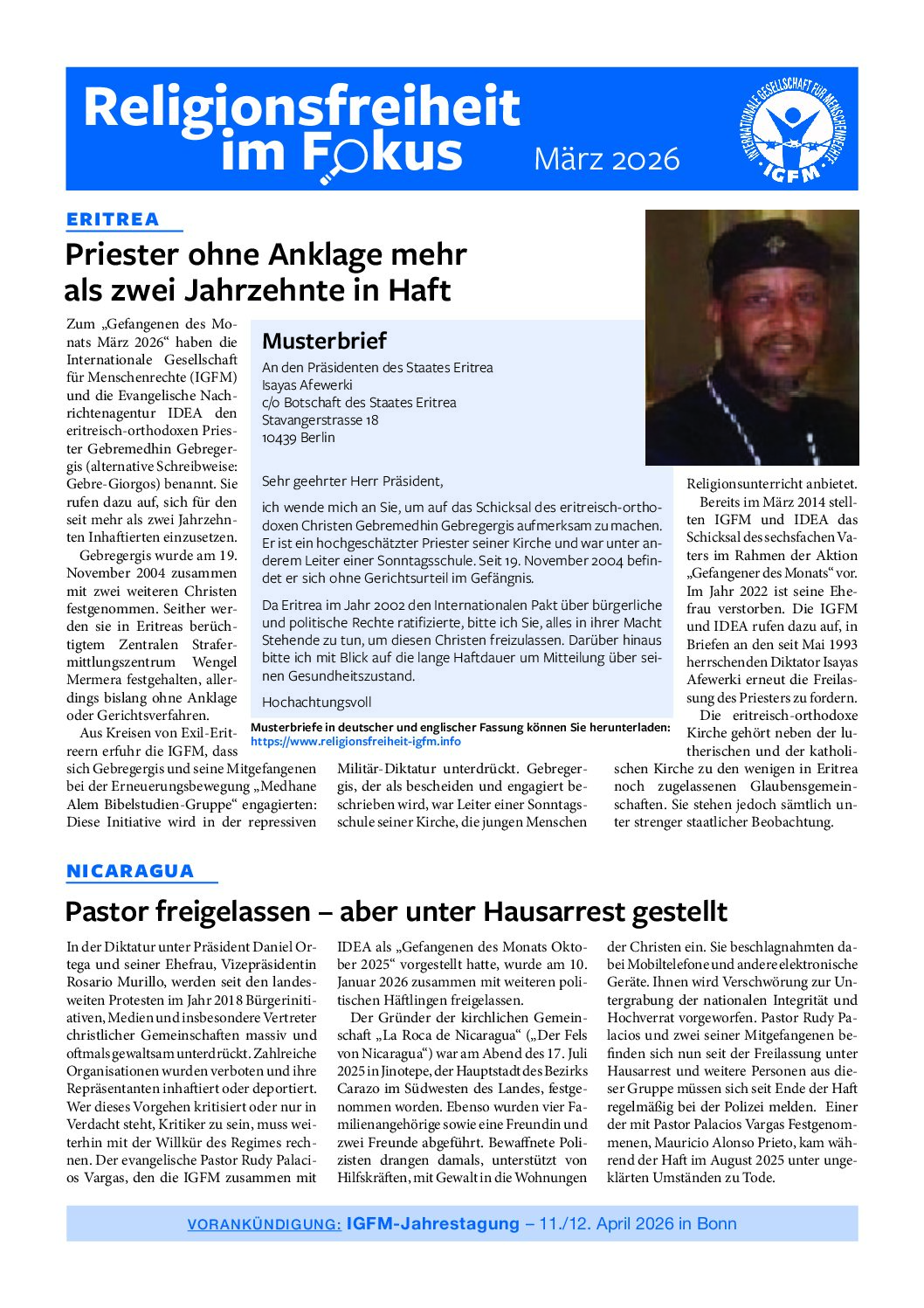 März Newsletter verfügbar!
